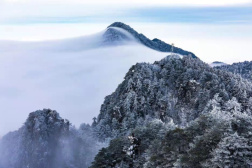 江西多地迎来降雪 唯美雪景引人醉