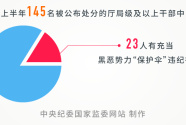 上半年反腐数据释放信号 “三不”一体理念思路不断深化