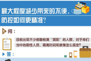 最大程度减少带来的不便，防控如何更精准？