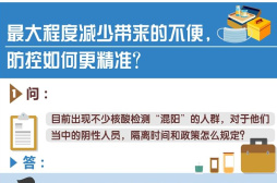 最大程度减少带来的不便，防控如何更精准？